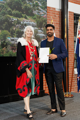 Photo from the HCC NZ Citizenship Ceremony 1 (Morning) held at The Atrium, Wintec/Te Pukenga, Hamilton, Waikato, New Zealand at 10:00am on Monday, 11 March, 2024. Photo: Mike Walen / KeyImagery Photography. Copyright: © Hamilton City Council.