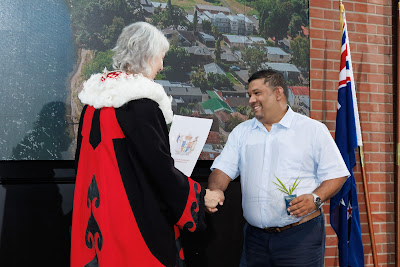 Photo from the HCC NZ Citizenship Ceremony 1 (Morning) held at The Atrium, Wintec/Te Pukenga, Hamilton, Waikato, New Zealand at 10:00am on Monday, 15 April, 2024. Photo: Mike Walen / KeyImagery Photography. Copyright: © Hamilton City Council.