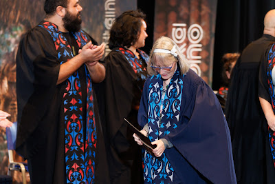 Photo from the TWoA Tāmaki Makaurau 2023 Graduations (Ceremony 5 @ 3pm), held at the Due Drop Events Centre, Manukau, Auckland, New Zealand on Thursday, 8 June, 2023. Photo: Mike Walen / KeyImagery Photography. Copyright: © Te Wānanga o Aotearoa.