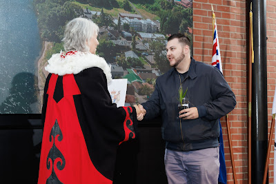 Photo from the HCC NZ Citizenship Ceremony 1 (Morning) held at The Atrium, Wintec/Te Pukenga, Hamilton, Waikato, New Zealand at 10:00am on Monday, 15 April, 2024. Photo: Mike Walen / KeyImagery Photography. Copyright: © Hamilton City Council.