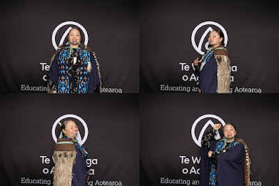 Photo from the TWoA Tāmaki Makaurau 2023 Graduations (Ceremony 6 @ 8pm), held at the Due Drop Events Centre, Manukau, Auckland, New Zealand on Thursday, 8 June, 2023. Photo: InstaBooth by KeyImagery Photography. Copyright: © Te Wānanga o Aotearoa.