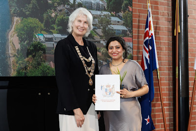 Photo from the HCC NZ Citizenship Ceremony 2 (Afternoon) held at The Atrium, Wintec/Te Pukenga, Hamilton, Waikato, New Zealand at 3:30pm on Monday, 15 April, 2024. Photo: Mike Walen / KeyImagery Photography. Copyright: © Hamilton City Council.