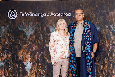 Photo from the TWoA Tāmaki Makaurau 2023 November Graduations (Ceremony 1 @ 1pm), held at the Due Drop Events Centre, Manukau, Auckland, New Zealand on Tuesday, 28 November, 2023. Photo: Mike Walen / KeyImagery Photography. Copyright: © Te Wānanga o Aotearoa.
