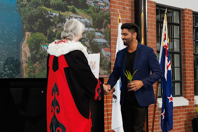 Photo from the HCC NZ Citizenship Ceremony 1 (Morning) held at The Atrium, Wintec/Te Pukenga, Hamilton, Waikato, New Zealand at 10:00am on Monday, 11 March, 2024. Photo: Mike Walen / KeyImagery Photography. Copyright: © Hamilton City Council.