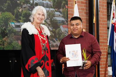 Photo from the HCC NZ Citizenship Ceremony 1 (Morning) held at The Atrium, Wintec/Te Pukenga, Hamilton, Waikato, New Zealand at 10:00am on Monday, 11 March, 2024. Photo: Mike Walen / KeyImagery Photography. Copyright: © Hamilton City Council.