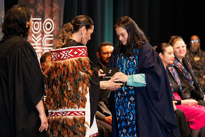 Photo from the TWoA Tāmaki Makaurau 2023 Graduations (Ceremony 4 @ 10am), held at the Due Drop Events Centre, Manukau, Auckland, New Zealand on Thursday, 8 June, 2023. Photo: Mike Walen / KeyImagery Photography. Copyright: © Te Wānanga o Aotearoa.