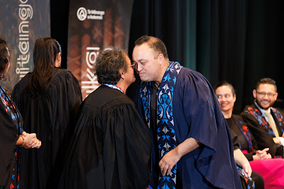 Photo from the TWoA Tāmaki Makaurau 2023 Graduations (Ceremony 5 @ 3pm), held at the Due Drop Events Centre, Manukau, Auckland, New Zealand on Thursday, 8 June, 2023. Photo: Mike Walen / KeyImagery Photography. Copyright: © Te Wānanga o Aotearoa.