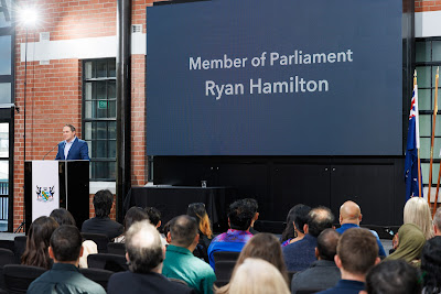 Photo from the HCC NZ Citizenship Ceremony 1 (Morning) held at The Atrium, Wintec/Te Pukenga, Hamilton, Waikato, New Zealand at 10:00am on Monday, 15 April, 2024. Photo: Mike Walen / KeyImagery Photography. Copyright: © Hamilton City Council.