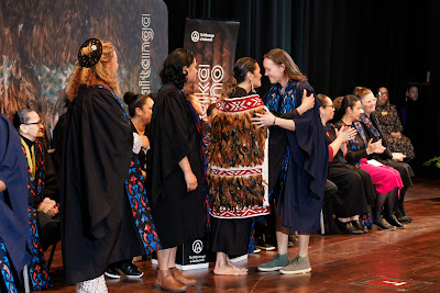 Photo from the TWoA Tāmaki Makaurau 2023 Graduations (Ceremony 4 @ 10am), held at the Due Drop Events Centre, Manukau, Auckland, New Zealand on Thursday, 8 June, 2023. Photo: Mike Walen / KeyImagery Photography. Copyright: © Te Wānanga o Aotearoa.