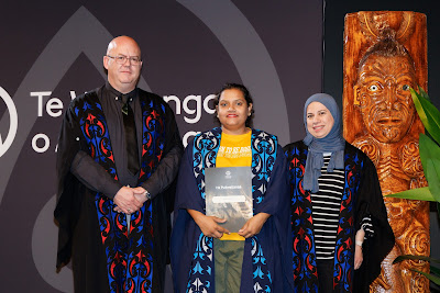 Photo from Ceremony 3 of the TWoA Tāmaki Makaurau 2025 Graduations (May 2025) held at the Mangere Arts Centre in Auckland, New Zealand on Tuesdday, 27 May, 2025. Photo by Mike Walen / KeyImagery Photography. Copyright: © 2025 Te Wānanga o Aotearoa.