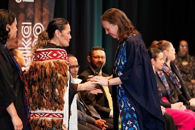 Photo from the TWoA Tāmaki Makaurau 2023 Graduations (Ceremony 4 @ 10am), held at the Due Drop Events Centre, Manukau, Auckland, New Zealand on Thursday, 8 June, 2023. Photo: Mike Walen / KeyImagery Photography. Copyright: © Te Wānanga o Aotearoa.