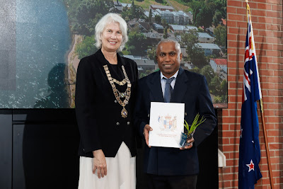 Photo from the HCC NZ Citizenship Ceremony 2 (Afternoon) held at The Atrium, Wintec/Te Pukenga, Hamilton, Waikato, New Zealand at 3:30pm on Monday, 15 April, 2024. Photo: Mike Walen / KeyImagery Photography. Copyright: © Hamilton City Council.