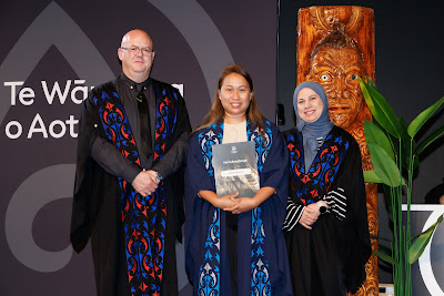Photo from Ceremony 3 of the TWoA Tāmaki Makaurau 2025 Graduations (May 2025) held at the Mangere Arts Centre in Auckland, New Zealand on Tuesdday, 27 May, 2025. Photo by Mike Walen / KeyImagery Photography. Copyright: © 2025 Te Wānanga o Aotearoa.