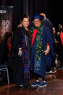 Photo from the TWoA Tāmaki Makaurau 2023 Graduations (Ceremony 1 @ 10am), held at the Due Drop Events Centre, Manukau, Auckland, New Zealand on Wednesday, 7 June, 2023. Photo: Mike Walen / KeyImagery Photography. Copyright: © Te Wānanga o Aotearoa.