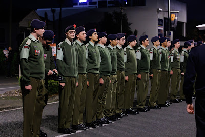 Photo from the Anzac Day 2024 Dawn Service held at Memorial Park in Hamilton, Waikato, New Zealand on Thursday, 25 April, 2024. Photography by Mike Walen / KeyImagery Photography. Copyright: © Hamilton City Council.