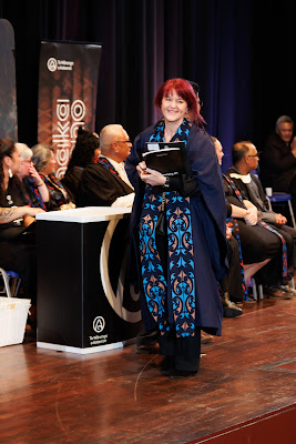 Photo from the TWoA Tāmaki Makaurau 2023 Graduations (Ceremony 3 @ 8pm), held at the Due Drop Events Centre, Manukau, Auckland, New Zealand on Wednesday, 7 June, 2023. Photo: Mike Walen / KeyImagery Photography. Copyright: © Te Wānanga o Aotearoa.