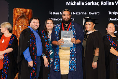 Photo from Ceremony 5 of the TWoA Tāmaki Makaurau 2025 Graduations (May 2025) held at the Mangere Arts Centre in Auckland, New Zealand on Tuesday, 27 May, 2025. Photo by Mike Walen / KeyImagery Photography. Copyright: © 2025 Te Wānanga o Aotearoa.