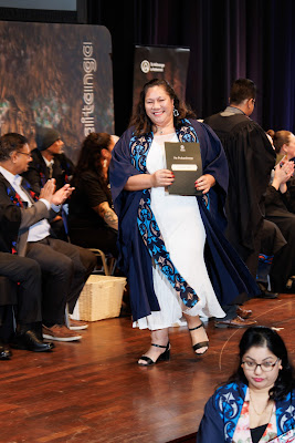 Photo from the TWoA Tāmaki Makaurau 2023 Graduations (Ceremony 3 @ 8pm), held at the Due Drop Events Centre, Manukau, Auckland, New Zealand on Wednesday, 7 June, 2023. Photo: Mike Walen / KeyImagery Photography. Copyright: © Te Wānanga o Aotearoa.