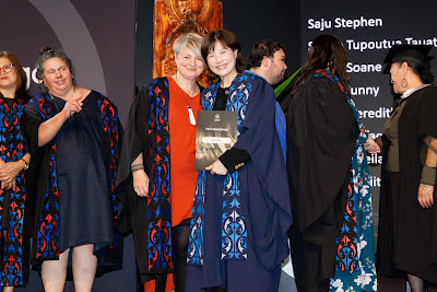 Photo from Ceremony 5 of the TWoA Tāmaki Makaurau 2025 Graduations (May 2025) held at the Mangere Arts Centre in Auckland, New Zealand on Tuesday, 27 May, 2025. Photo by Mike Walen / KeyImagery Photography. Copyright: © 2025 Te Wānanga o Aotearoa.