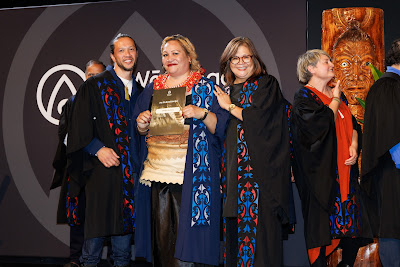 Photo from Ceremony 5 of the TWoA Tāmaki Makaurau 2025 Graduations (May 2025) held at the Mangere Arts Centre in Auckland, New Zealand on Tuesday, 27 May, 2025. Photo by Mike Walen / KeyImagery Photography. Copyright: © 2025 Te Wānanga o Aotearoa.