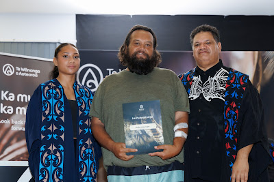 Photo from the TWoA Te Tai Tokerau (Kaitaia) 2025 Graduation held at Te Kura Kaupapa Maori o Pukemiro in Kaitaia, Northland, New Zealand on Monday, 14 April, 2025. Photo by Mike Walen / KeyImagery Photography. Copyright: © 2025 Te Wānanga o Aotearoa.