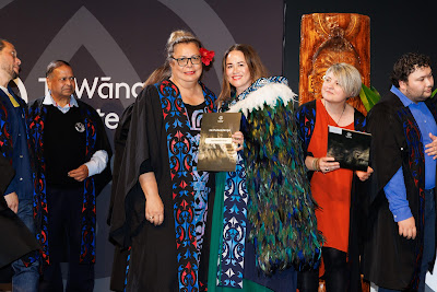 Photo from Ceremony 5 of the TWoA Tāmaki Makaurau 2025 Graduations (May 2025) held at the Mangere Arts Centre in Auckland, New Zealand on Tuesday, 27 May, 2025. Photo by Mike Walen / KeyImagery Photography. Copyright: © 2025 Te Wānanga o Aotearoa.