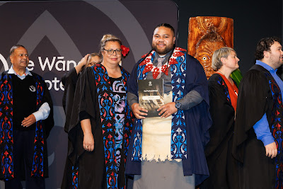Photo from Ceremony 5 of the TWoA Tāmaki Makaurau 2025 Graduations (May 2025) held at the Mangere Arts Centre in Auckland, New Zealand on Tuesday, 27 May, 2025. Photo by Mike Walen / KeyImagery Photography. Copyright: © 2025 Te Wānanga o Aotearoa.