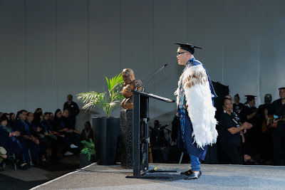 Photo from the TWoA Tainui 2024 Graduations (Ceremony 2 @ 2pm), held at the Claudelands Event Centre in Hamilton, Waikato, New Zealand on Tuesday, 23 April, 2024. Photo: Mike Walen / KeyImagery Photography. Copyright: © Te Wānanga o Aotearoa.