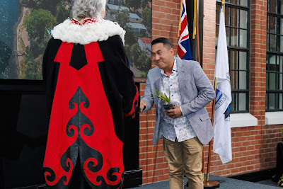 Photo from the HCC NZ Citizenship Ceremony (Afternoon) held in The Atrium, Wintec/Te Pukenga, Hamilton, Waikato, New Zealand at 3:30pm on Monday, 12 February, 2024. Photo: Mike Walen / KeyImagery Photography. Copyright: © Hamilton City Council.