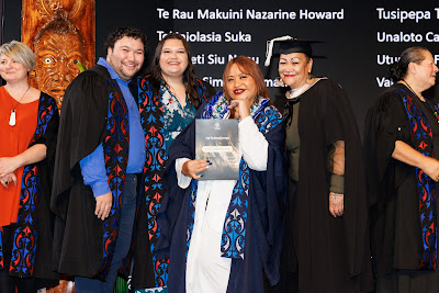 Photo from Ceremony 5 of the TWoA Tāmaki Makaurau 2025 Graduations (May 2025) held at the Mangere Arts Centre in Auckland, New Zealand on Tuesday, 27 May, 2025. Photo by Mike Walen / KeyImagery Photography. Copyright: © 2025 Te Wānanga o Aotearoa.