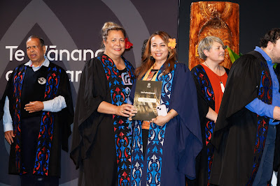 Photo from Ceremony 5 of the TWoA Tāmaki Makaurau 2025 Graduations (May 2025) held at the Mangere Arts Centre in Auckland, New Zealand on Tuesday, 27 May, 2025. Photo by Mike Walen / KeyImagery Photography. Copyright: © 2025 Te Wānanga o Aotearoa.
