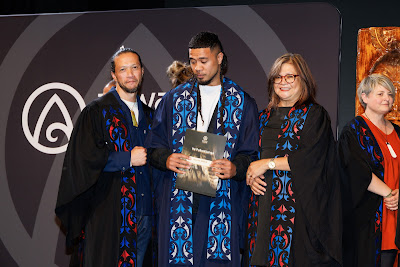 Photo from Ceremony 5 of the TWoA Tāmaki Makaurau 2025 Graduations (May 2025) held at the Mangere Arts Centre in Auckland, New Zealand on Tuesday, 27 May, 2025. Photo by Mike Walen / KeyImagery Photography. Copyright: © 2025 Te Wānanga o Aotearoa.