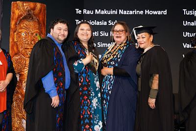 Photo from Ceremony 5 of the TWoA Tāmaki Makaurau 2025 Graduations (May 2025) held at the Mangere Arts Centre in Auckland, New Zealand on Tuesday, 27 May, 2025. Photo by Mike Walen / KeyImagery Photography. Copyright: © 2025 Te Wānanga o Aotearoa.