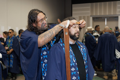 Photo from the TWoA Tainui 2024 Graduations (Ceremony 2 @ 2pm), held at the Claudelands Event Centre in Hamilton, Waikato, New Zealand on Tuesday, 23 April, 2024. Photo: Mike Walen / KeyImagery Photography. Copyright: © Te Wānanga o Aotearoa.