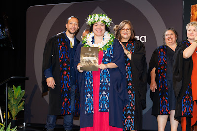 Photo from Ceremony 5 of the TWoA Tāmaki Makaurau 2025 Graduations (May 2025) held at the Mangere Arts Centre in Auckland, New Zealand on Tuesday, 27 May, 2025. Photo by Mike Walen / KeyImagery Photography. Copyright: © 2025 Te Wānanga o Aotearoa.