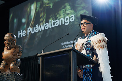 Photo from the TWoA Tainui 2024 Graduations (Ceremony 2 @ 2pm), held at the Claudelands Event Centre in Hamilton, Waikato, New Zealand on Tuesday, 23 April, 2024. Photo: Mike Walen / KeyImagery Photography. Copyright: © Te Wānanga o Aotearoa.