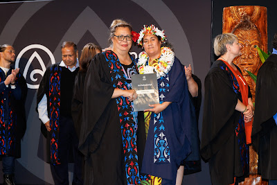 Photo from Ceremony 5 of the TWoA Tāmaki Makaurau 2025 Graduations (May 2025) held at the Mangere Arts Centre in Auckland, New Zealand on Tuesday, 27 May, 2025. Photo by Mike Walen / KeyImagery Photography. Copyright: © 2025 Te Wānanga o Aotearoa.