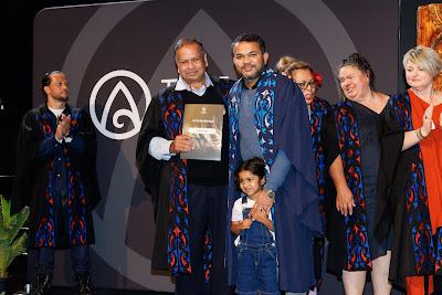 Photo from Ceremony 5 of the TWoA Tāmaki Makaurau 2025 Graduations (May 2025) held at the Mangere Arts Centre in Auckland, New Zealand on Tuesday, 27 May, 2025. Photo by Mike Walen / KeyImagery Photography. Copyright: © 2025 Te Wānanga o Aotearoa.