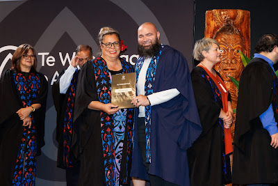 Photo from Ceremony 5 of the TWoA Tāmaki Makaurau 2025 Graduations (May 2025) held at the Mangere Arts Centre in Auckland, New Zealand on Tuesday, 27 May, 2025. Photo by Mike Walen / KeyImagery Photography. Copyright: © 2025 Te Wānanga o Aotearoa.