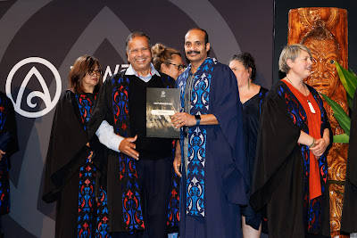 Photo from Ceremony 5 of the TWoA Tāmaki Makaurau 2025 Graduations (May 2025) held at the Mangere Arts Centre in Auckland, New Zealand on Tuesday, 27 May, 2025. Photo by Mike Walen / KeyImagery Photography. Copyright: © 2025 Te Wānanga o Aotearoa.