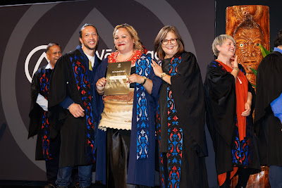 Photo from Ceremony 5 of the TWoA Tāmaki Makaurau 2025 Graduations (May 2025) held at the Mangere Arts Centre in Auckland, New Zealand on Tuesday, 27 May, 2025. Photo by Mike Walen / KeyImagery Photography. Copyright: © 2025 Te Wānanga o Aotearoa.