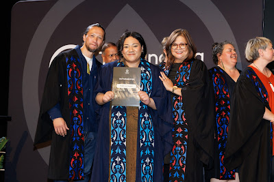 Photo from Ceremony 5 of the TWoA Tāmaki Makaurau 2025 Graduations (May 2025) held at the Mangere Arts Centre in Auckland, New Zealand on Tuesday, 27 May, 2025. Photo by Mike Walen / KeyImagery Photography. Copyright: © 2025 Te Wānanga o Aotearoa.