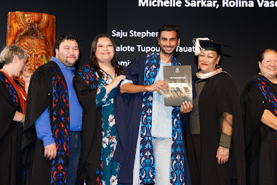 Photo from Ceremony 5 of the TWoA Tāmaki Makaurau 2025 Graduations (May 2025) held at the Mangere Arts Centre in Auckland, New Zealand on Tuesday, 27 May, 2025. Photo by Mike Walen / KeyImagery Photography. Copyright: © 2025 Te Wānanga o Aotearoa.