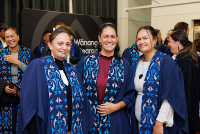 Photo from the TWoA Te Tai Tokerau (Kaikohe) 2025 Graduation held at the War Memorial Hall in Kaikohe, Northland, New Zealand on Tuesday, 15 April, 2025. Photo by Mike Walen / KeyImagery Photography. Copyright: © 2025 Te Wānanga o Aotearoa.
