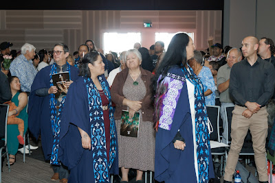 Photo from the TWoA Tainui 2024 Graduations (Ceremony 2 @ 2pm), held at the Claudelands Event Centre in Hamilton, Waikato, New Zealand on Tuesday, 23 April, 2024. Photo: Mike Walen / KeyImagery Photography. Copyright: © Te Wānanga o Aotearoa.