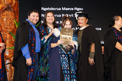 Photo from Ceremony 5 of the TWoA Tāmaki Makaurau 2025 Graduations (May 2025) held at the Mangere Arts Centre in Auckland, New Zealand on Tuesday, 27 May, 2025. Photo by Mike Walen / KeyImagery Photography. Copyright: © 2025 Te Wānanga o Aotearoa.