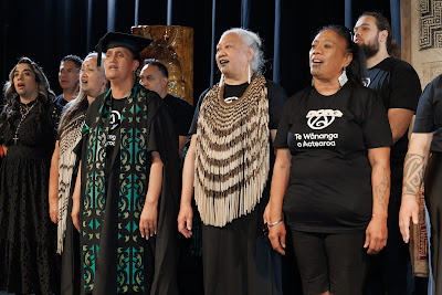 Photo from the TWoA Tainui 2024 Graduations (Ceremony 2 @ 2pm), held at the Claudelands Event Centre in Hamilton, Waikato, New Zealand on Tuesday, 23 April, 2024. Photo: Mike Walen / KeyImagery Photography. Copyright: © Te Wānanga o Aotearoa.