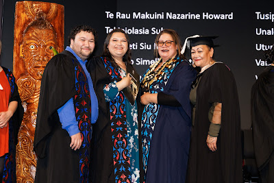 Photo from Ceremony 5 of the TWoA Tāmaki Makaurau 2025 Graduations (May 2025) held at the Mangere Arts Centre in Auckland, New Zealand on Tuesday, 27 May, 2025. Photo by Mike Walen / KeyImagery Photography. Copyright: © 2025 Te Wānanga o Aotearoa.