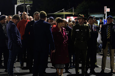 Photo from the Anzac Day 2024 Dawn Service held at Memorial Park in Hamilton, Waikato, New Zealand on Thursday, 25 April, 2024. Photography by Mike Walen / KeyImagery Photography. Copyright: © Hamilton City Council.