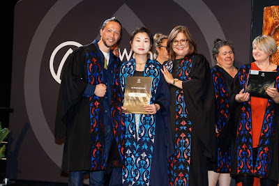 Photo from Ceremony 5 of the TWoA Tāmaki Makaurau 2025 Graduations (May 2025) held at the Mangere Arts Centre in Auckland, New Zealand on Tuesday, 27 May, 2025. Photo by Mike Walen / KeyImagery Photography. Copyright: © 2025 Te Wānanga o Aotearoa.